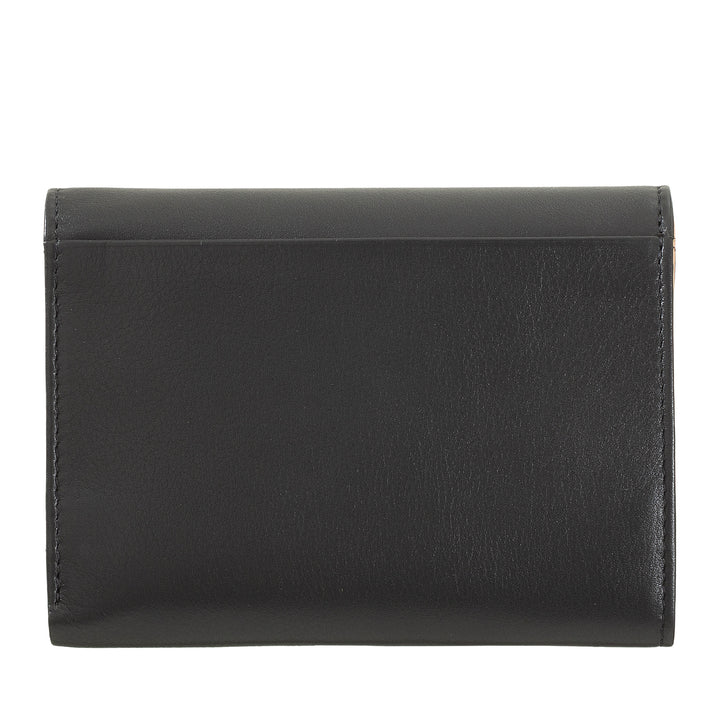 DuDu Женский бумажник из натуральной кожи RFID с кошельком, цветной бумажник с двойным лоскутным держателем для кредитных карт