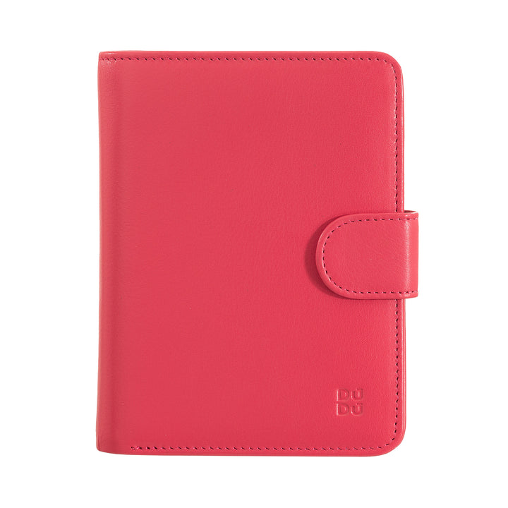 DuDu Женский кошелек из цветной мягкой кожи RFID-блокировка с Zip-кошельком и держателем кредитной карты