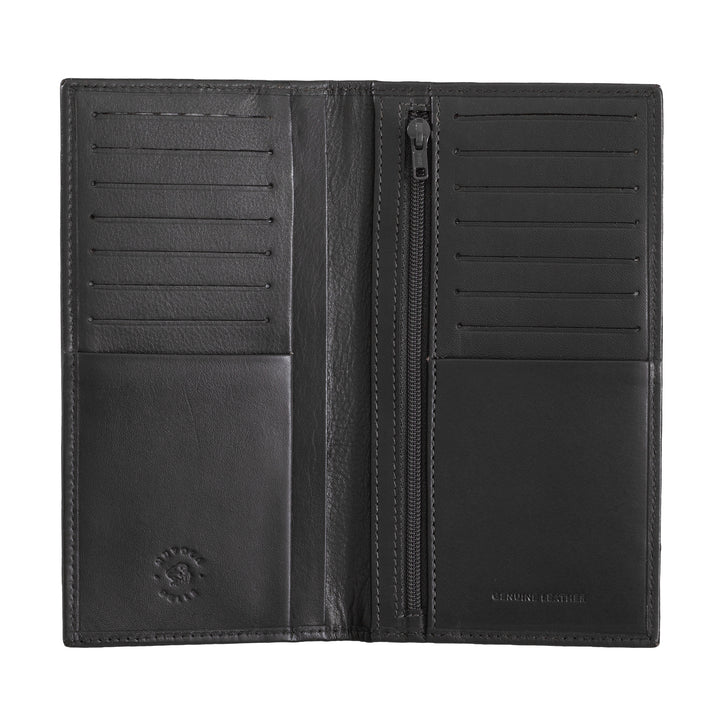 Nuvola Leather Wallet Big RFID в элегантной кожа