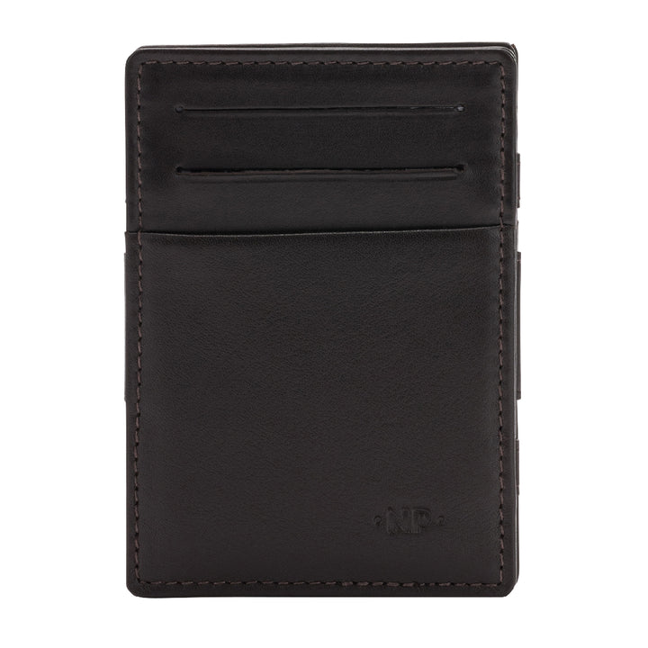 Nuvola кожаный магический портфель человек в кожаном магическом кошельке маленький с 6 карманами кредитных карт