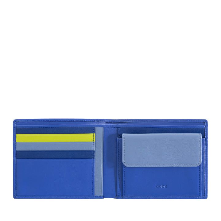 DuDu Мужской RFID-кошелек из цветной кожи Nappa с кошельком и держателем карт