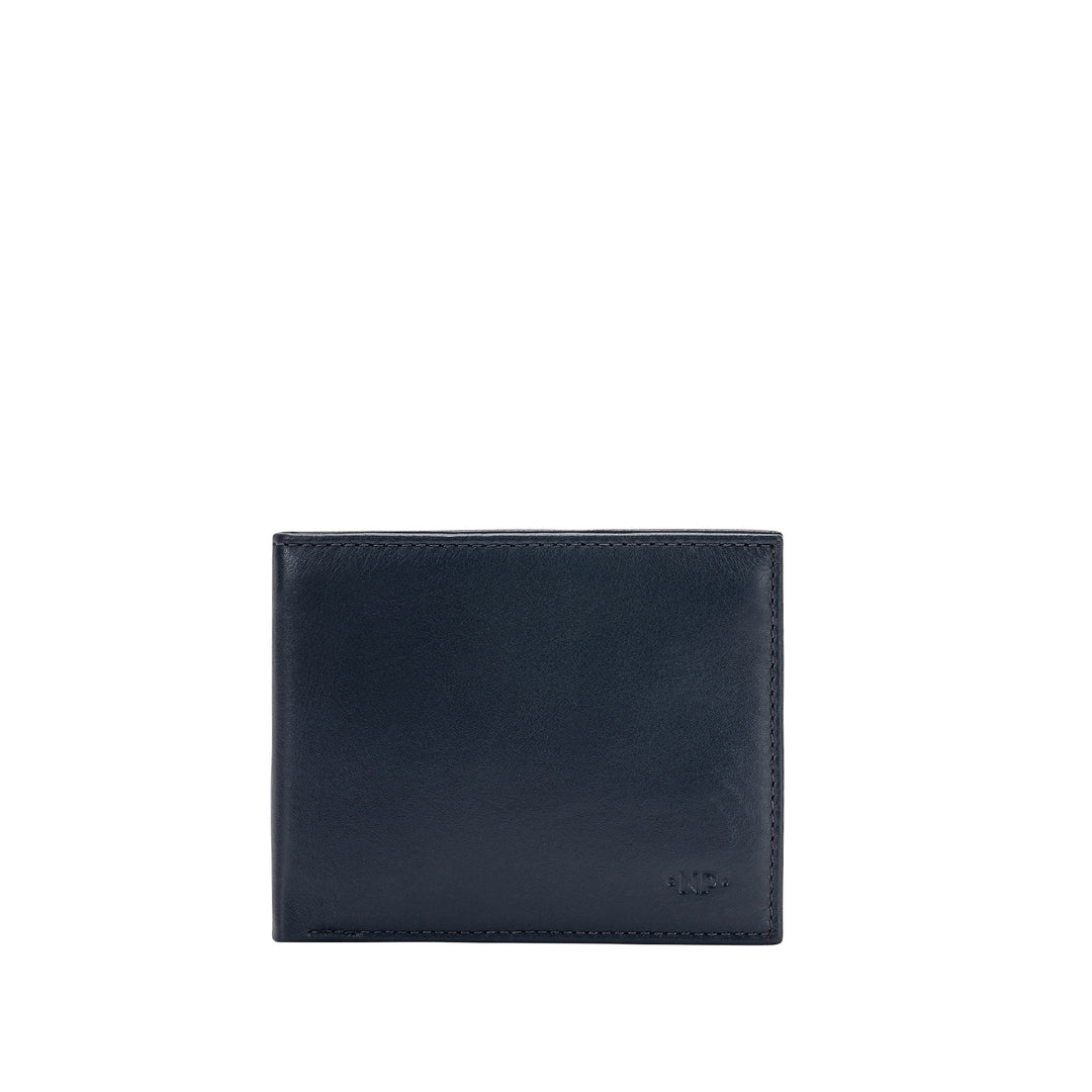 Кожаный кошелек Nuvola для мужчин без мягкой кожаной двери с 8 картами карманами