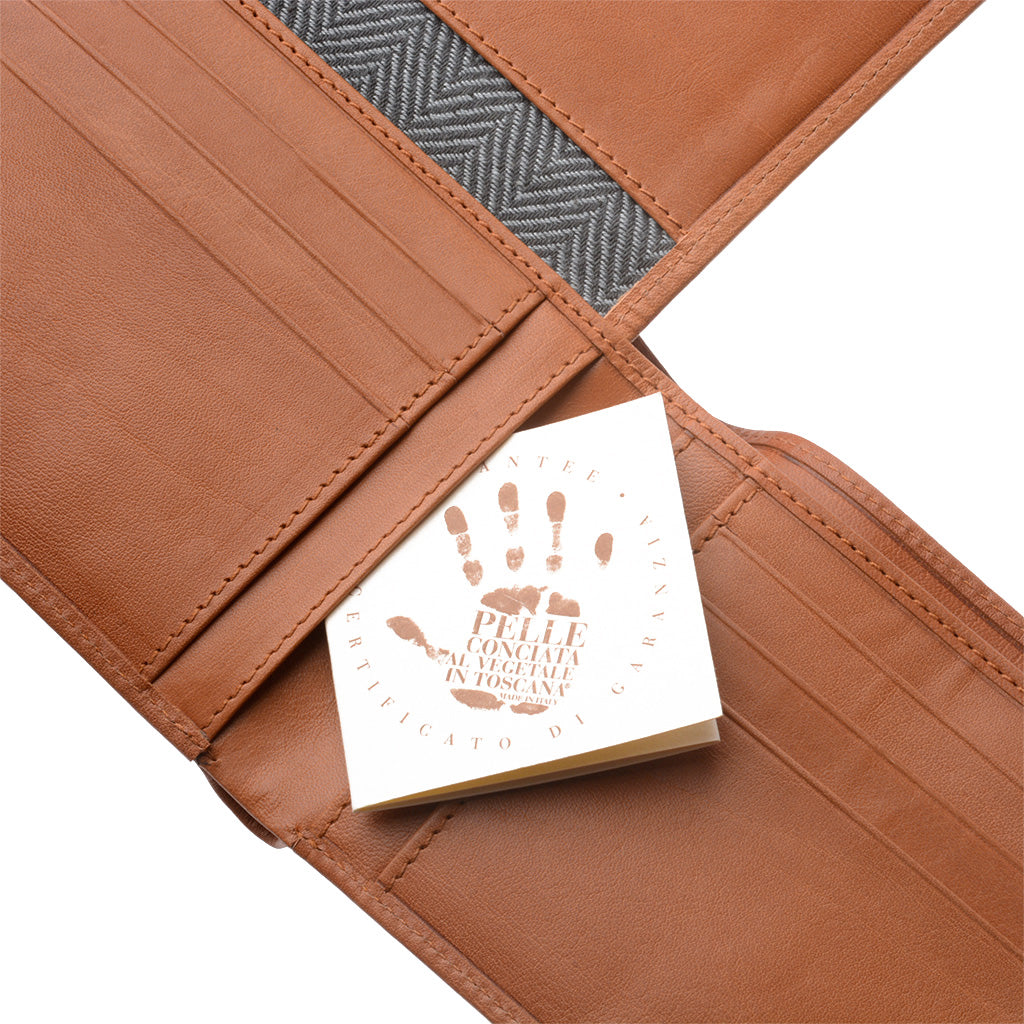 Антикварный тосканский мужской кошелек из натуральной кожи с 9 карманами Держатель карточек и 2 Держатель банкнот