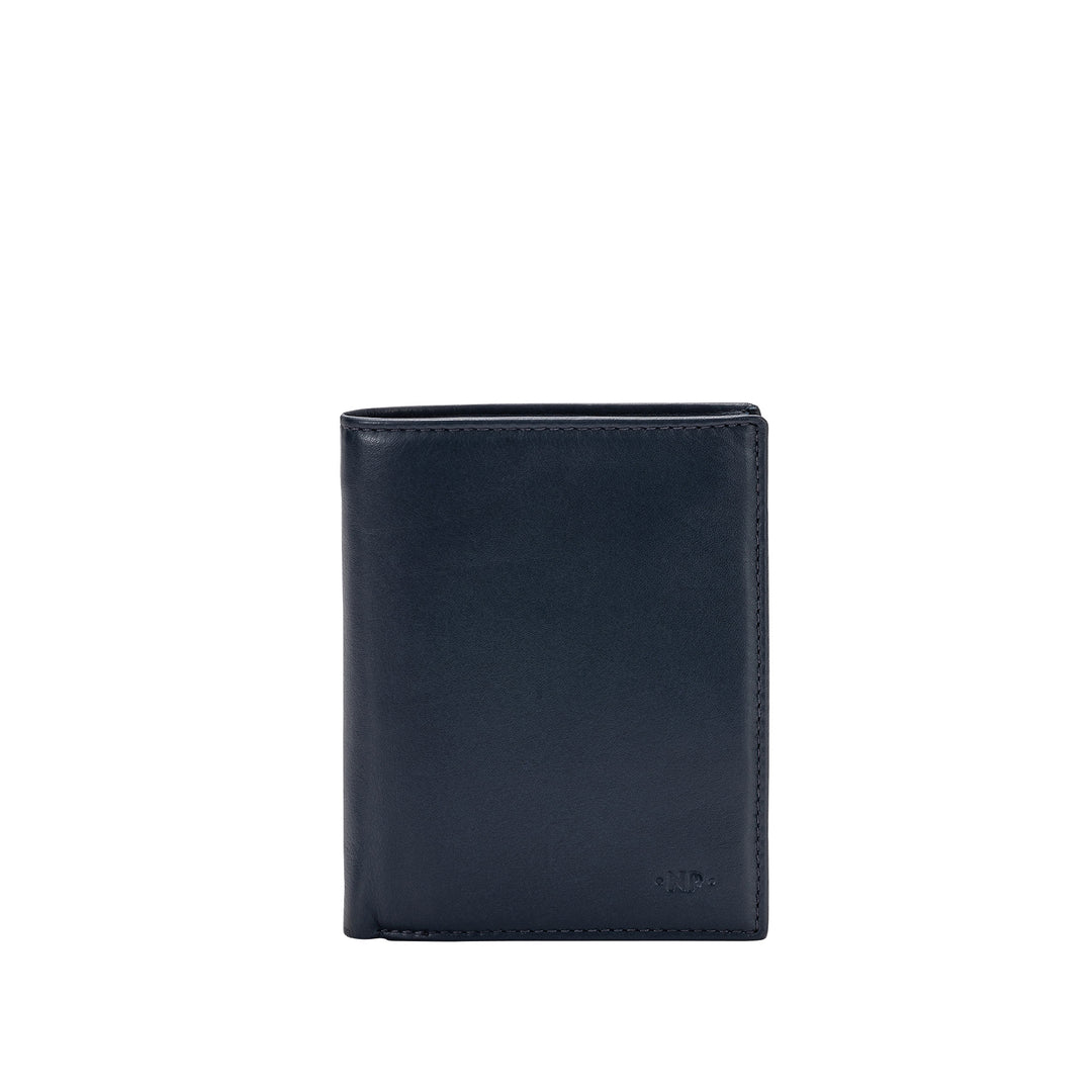 Cloud Leather Мужской бумажник Вертикальный кожаный мультикарманный бумажник Кредитные карты и карты