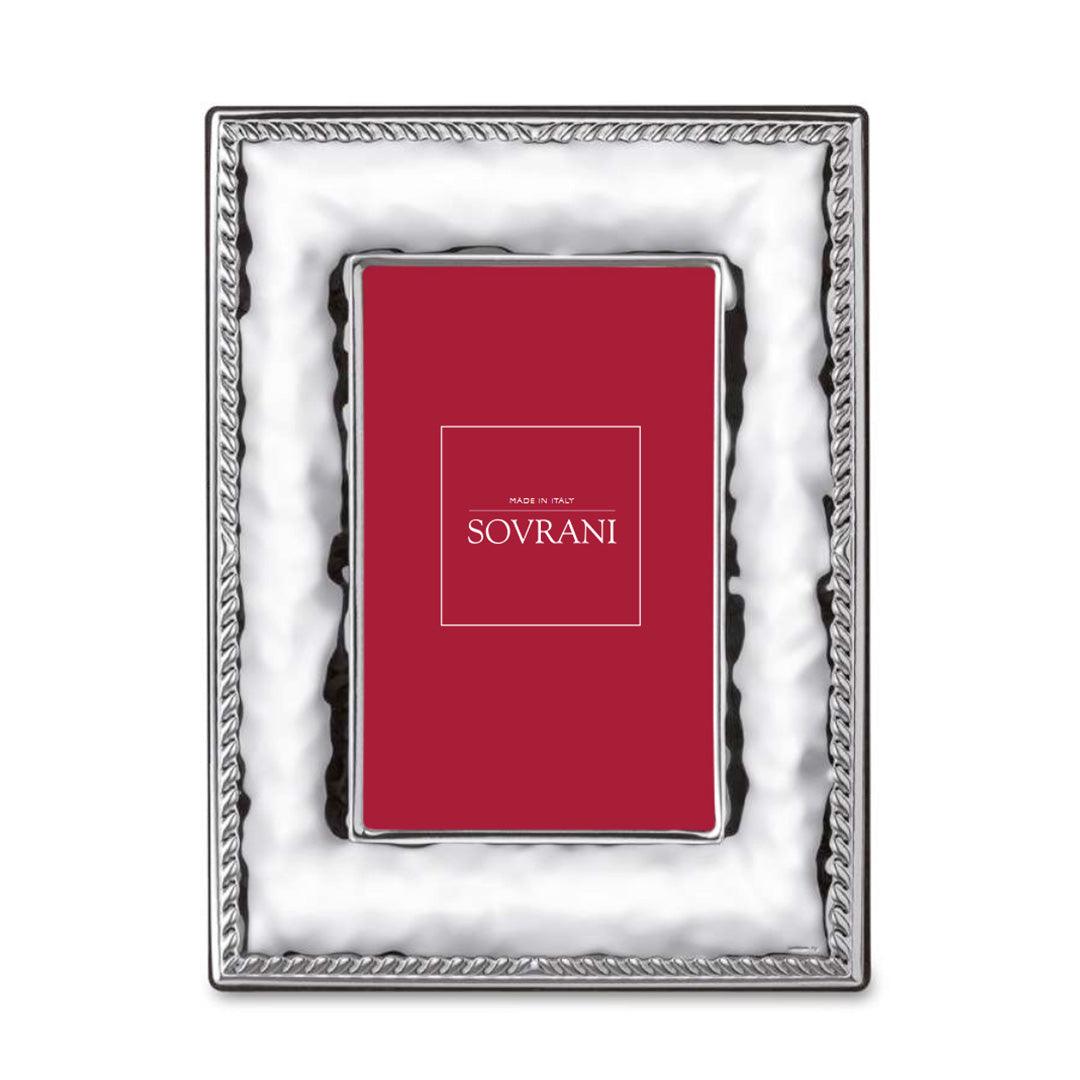 Sovrani cornice argento bilaminato foto 15x20cm W324 - Capodagli 1937