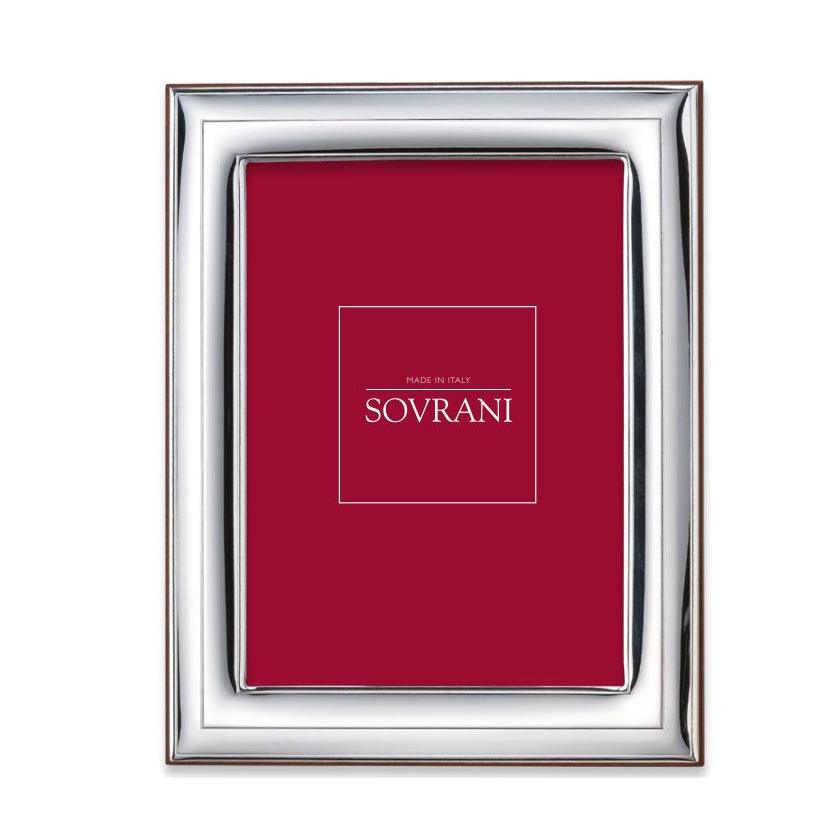 Sovrani cornice argento laminato lucido 9x13cm W633 - Capodagli 1937