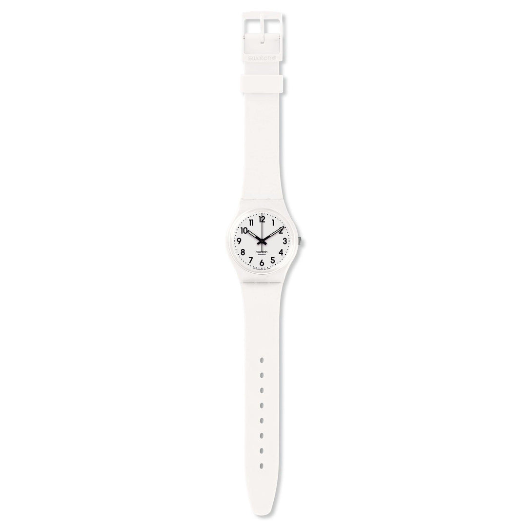 Swatch orologio JUST WHITE SOFT Originals Gent 34mm New Core GW151O - Gioielleria Capodagli