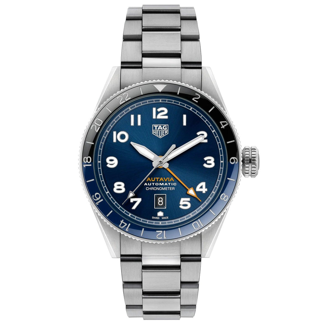 TAG Heuer orologio Autavia COSC GMT Calibre 7 Limited Edition 42mm blu automatico acciaio WBE511A.BA0650 - Capodagli 1937