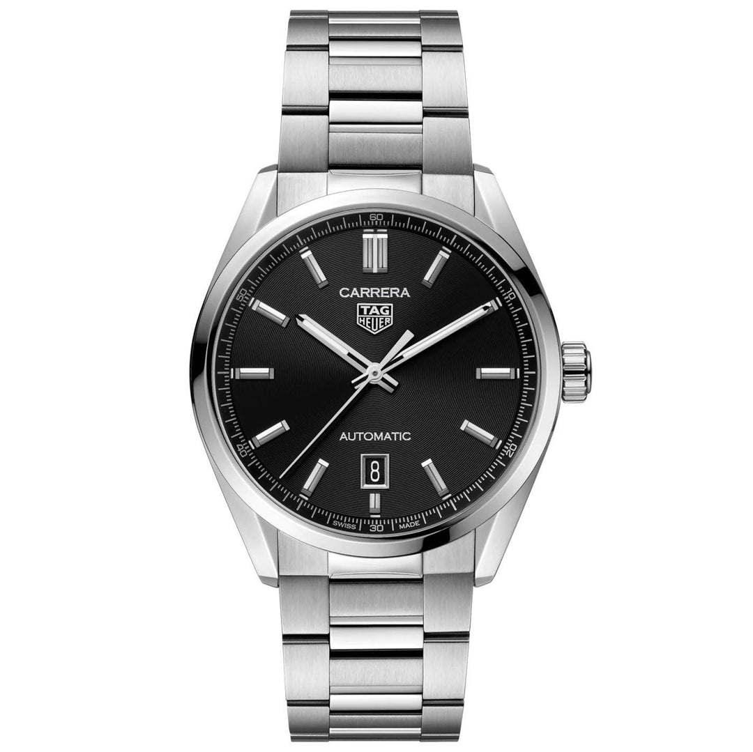 TAG Heuer orologio Carrera Calibre 5 39mm nero automatico acciaio WBN2110.BA0639 - Capodagli 1937