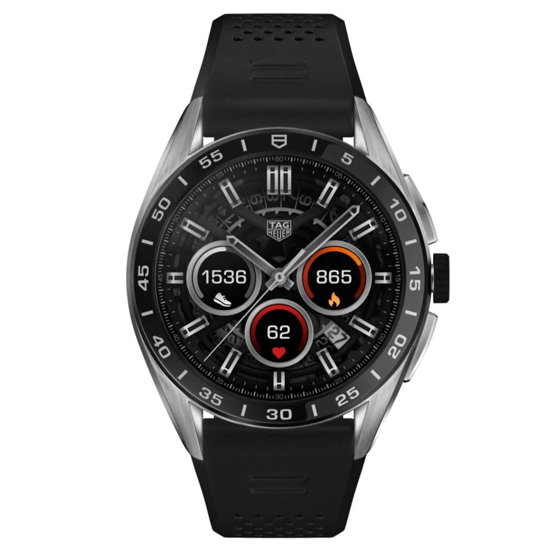 Tag Heuer orologio smartwatch Connected Calibre E4 45mm nero acciaio SBR8A10.BT6259 - Capodagli 1937