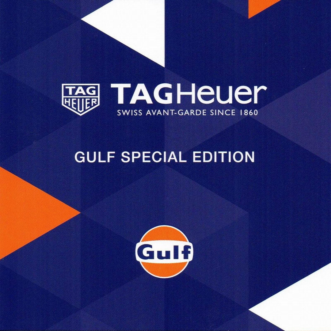 TAG Heuer orologio uomo Formula 1 Gulf 43mm cronografo quarzo CAZ101N.FC8243 - Gioielleria Capodagli
