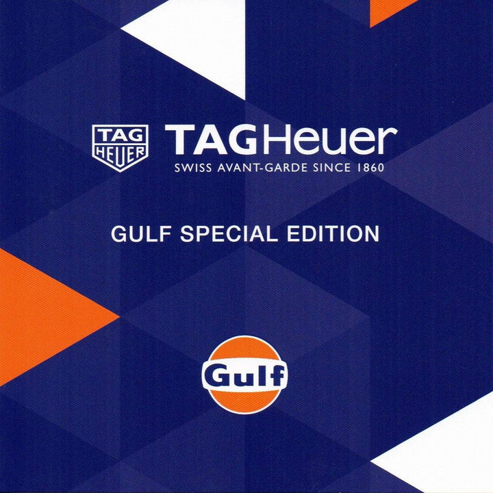 TAG Heuer orologio uomo Formula 1 Gulf 43mm cronografo quarzo CAZ101N.FC8243 - Gioielleria Capodagli