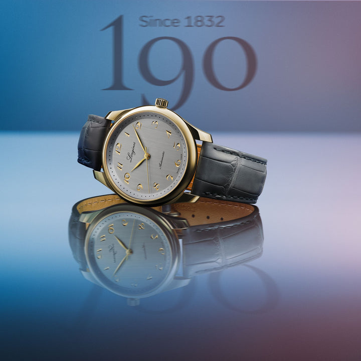 Longines Orologio Longines Master Collection 190th Anniversary Limited Edition 40mm grigio oro 18kt автоматический L2.793.6.73.2