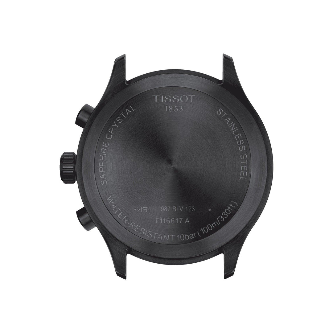 Tissot orologio Chrono XL Vintage 45mm nero quarzo acciaio finitura PVD nero T116.617.36.052.02 - Capodagli 1937