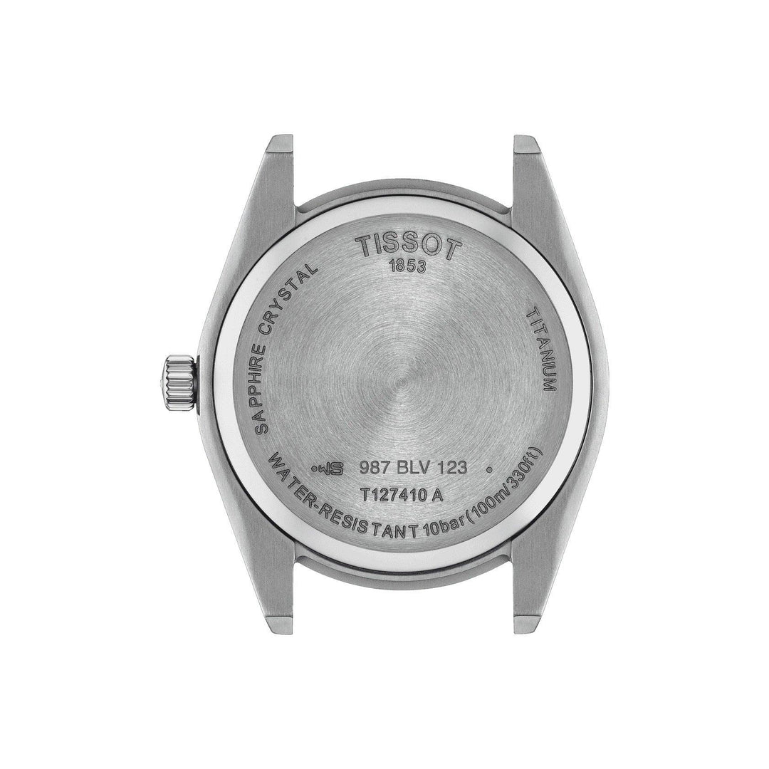 Tissot orologio Gentleman Titanium 40mm antracite quarzo titanio T127.410.44.081.00 - Capodagli 1937