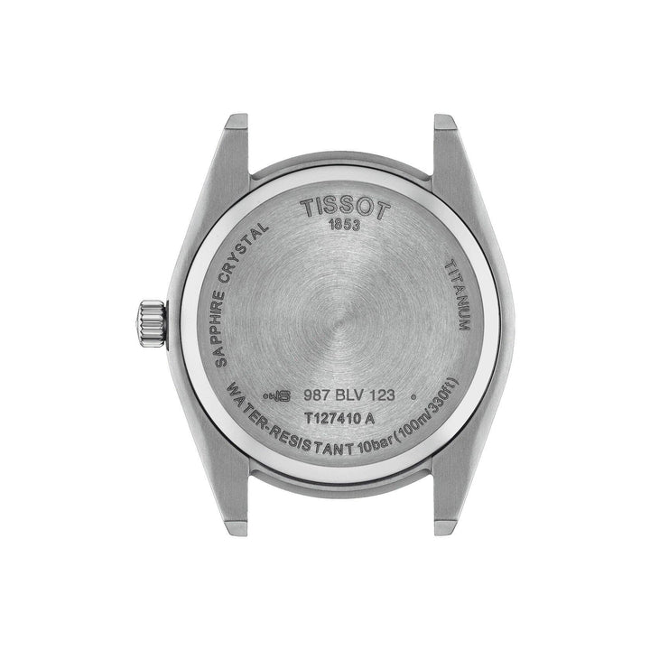 Tissot orologio Gentleman Titanium 40mm blu quarzo titanio T127.410.44.041.00 - Capodagli 1937