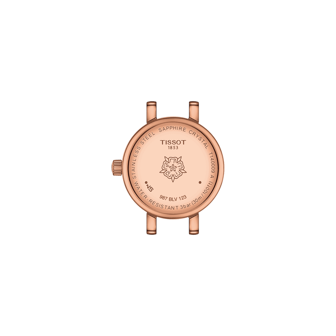 Tissot orologio Lovely Round 19,5mm madreperla quarzo acciaio finitura PVD oro rosa T140.009.33.111.00 - Capodagli 1937