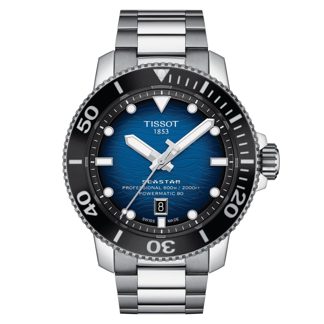 Tissot orologio Seastar 2000 Professional Powermatic 80 46mm blu automatico acciaio  T120.607.11.041.01 - Capodagli 1937