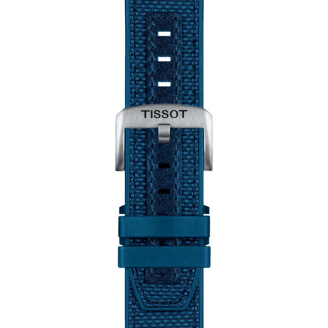 Tissot orologio smartwatch T-Touch Connect Solar blu T121.420.47.051.06 - Capodagli 1937