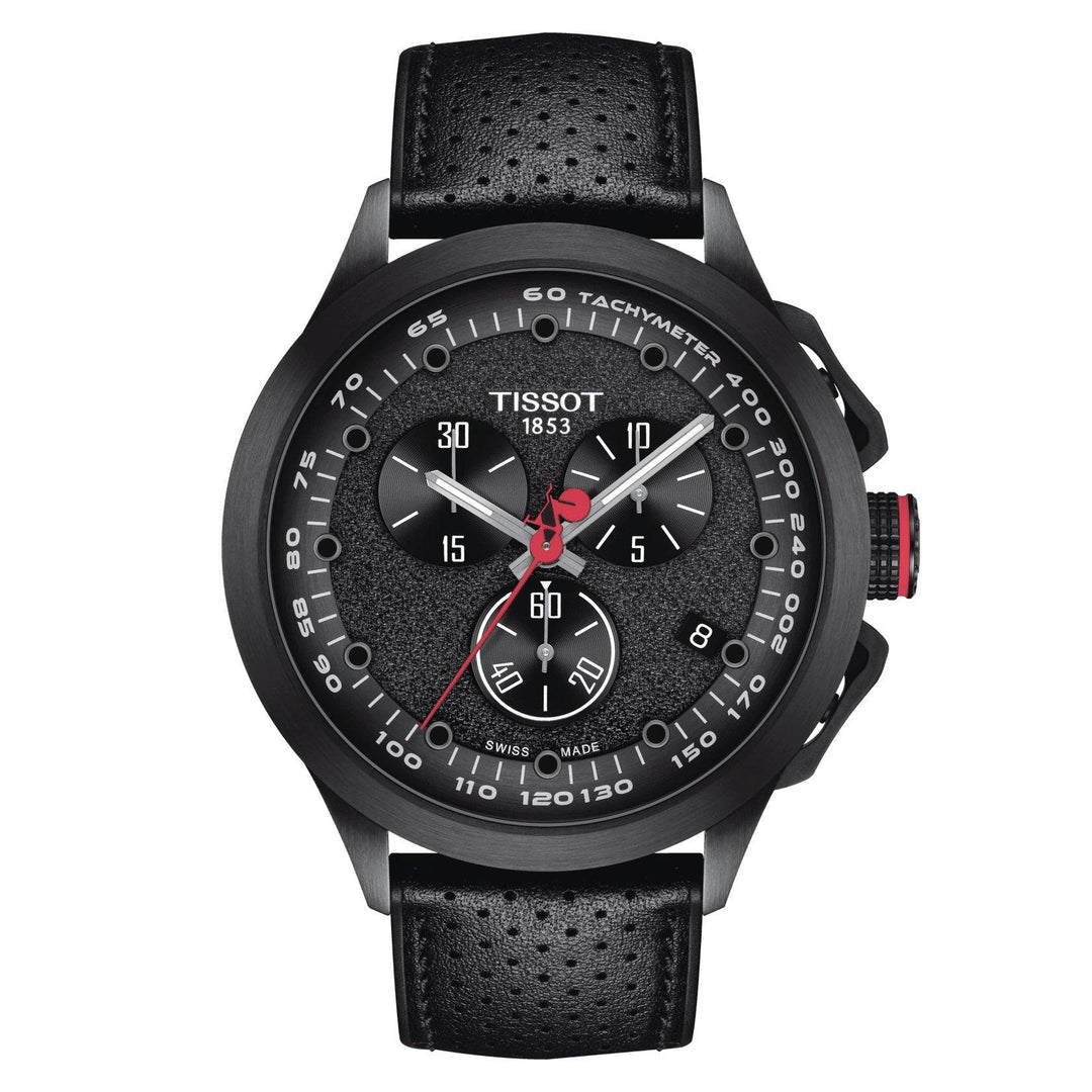 Tissot orologio T-Race Cycling Giro D'Italia 2022 Special Edition 45mm quarzo acciaio finitura PVD nero T135.417.37.051.01 - Capodagli 1937