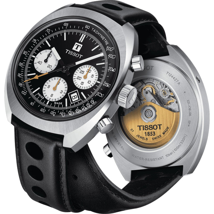 Tissot orologio uomo Heritage 1973 cronografo 43mm automatico acciaio T124.427.16.051.00 - Gioielleria Capodagli