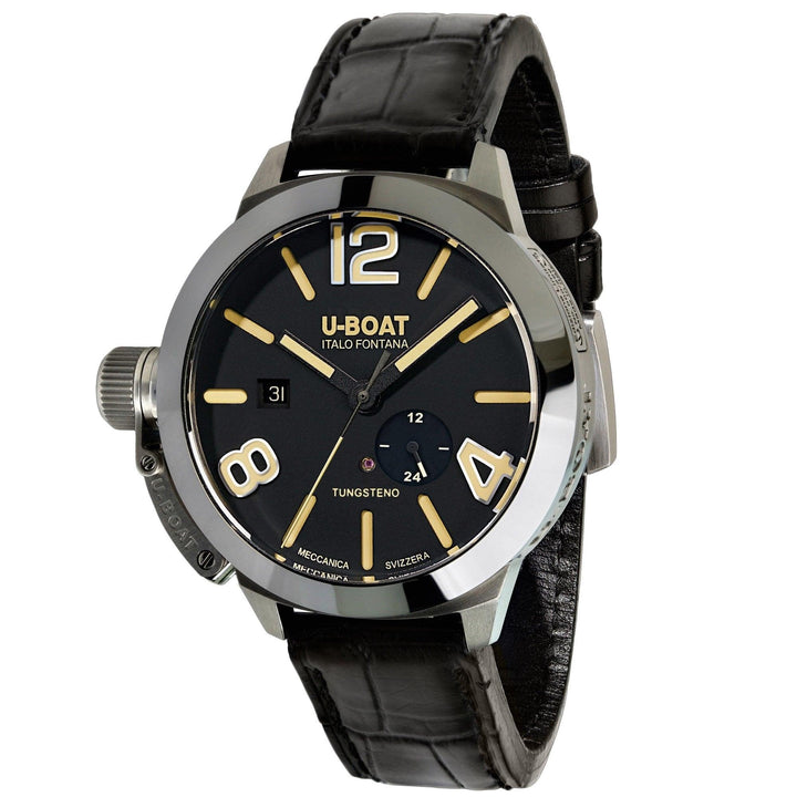 U-BOAT orologio uomo STRATOS 45 BK 45mm acciaio automatico 9006 - Gioielleria Capodagli