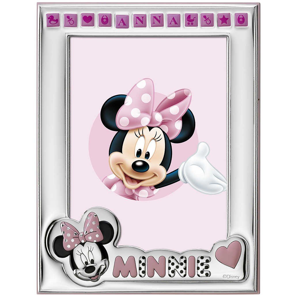 Valenti Argenti cornice portafoto Disney Minnie Mouse 13x18cm D158 4LRA - Gioielleria Capodagli