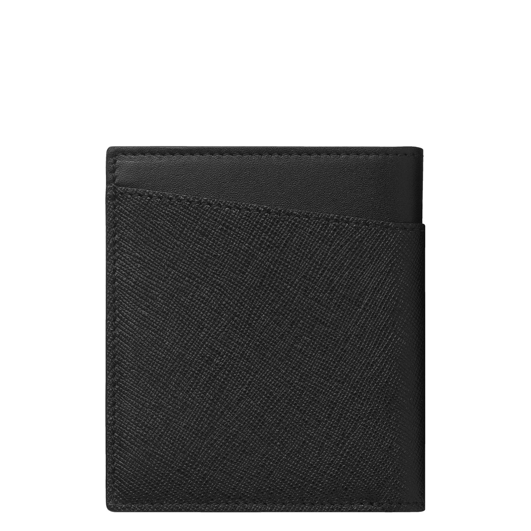 Montblanc business card holder with banknote compartment Montblanc Sartorial black 128583