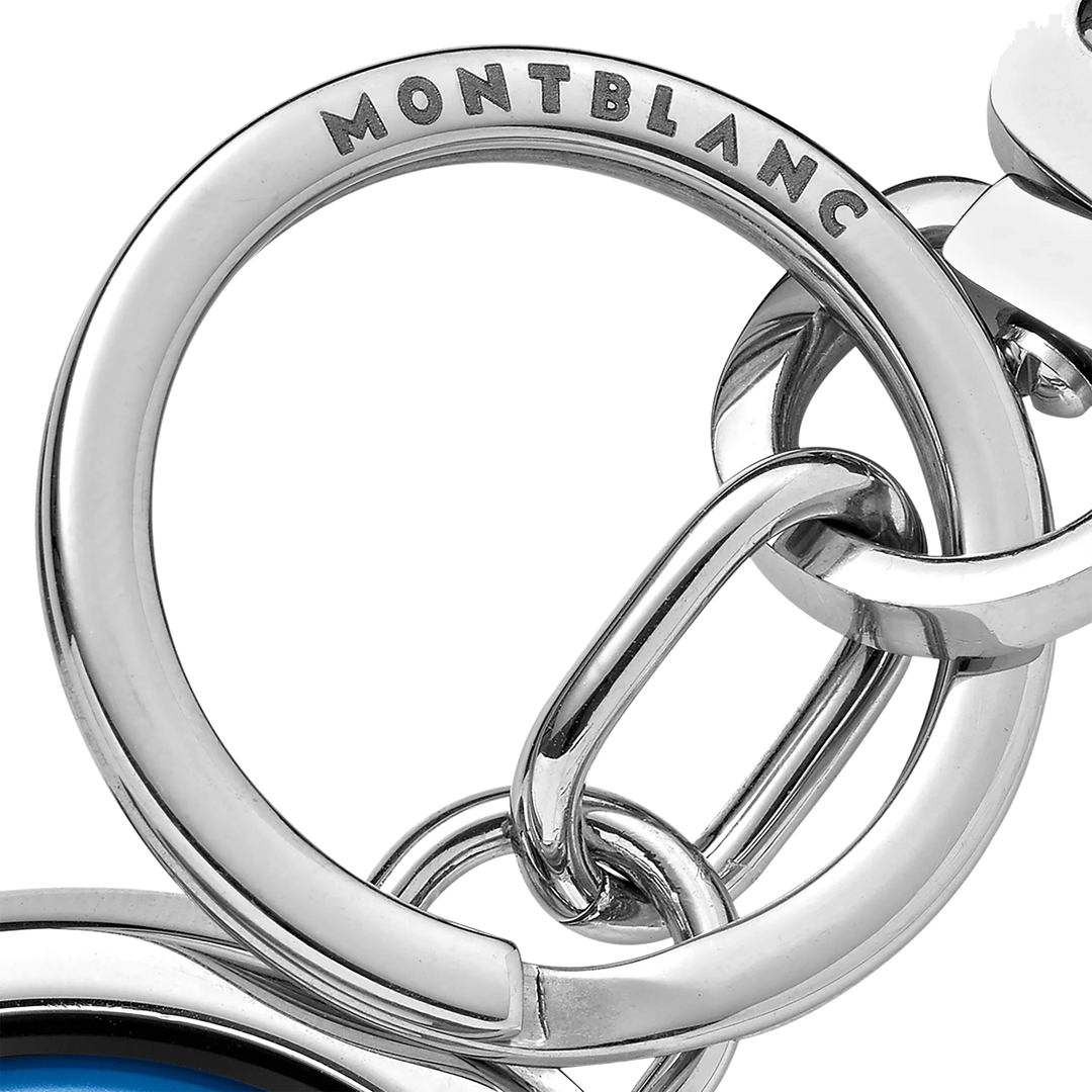 Montblanc Брелок с поворотной эмблемой Meisterstück синий 128743