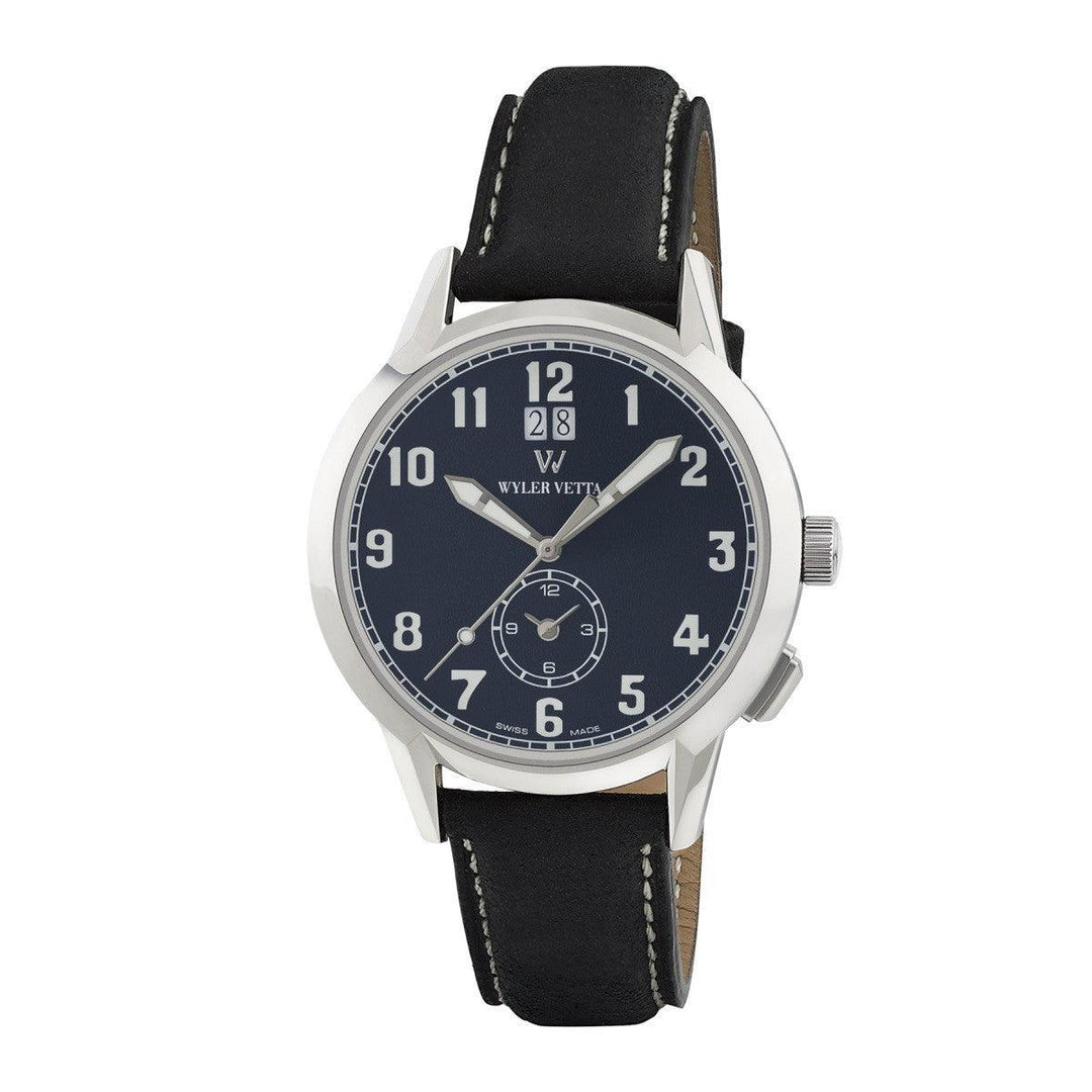 Wyler Vetta Starfire Pilot Dual Time Gran Data acciaio quarzo WV0050 - Gioielleria Capodagli