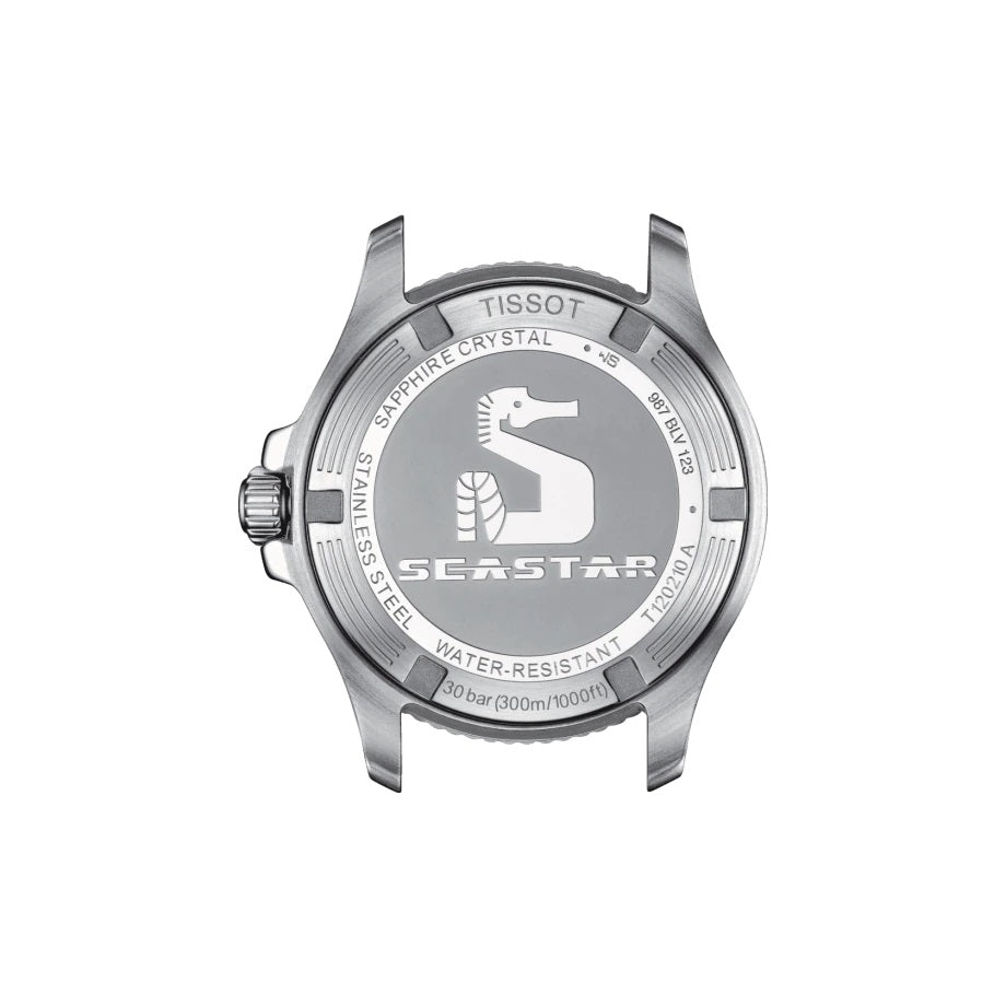 Часы Tissot Seastar1000 36mm синий кварцевый сталь T120.210.11.041.00