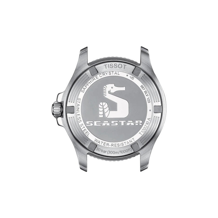 Часы Tissot Seastar1000 36mm синий кварцевый сталь T120.210.11.041.00
