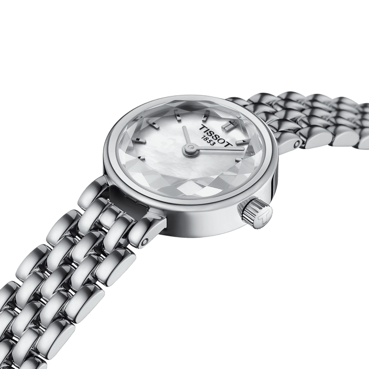Часы Tissot Lovely Round 19,5 мм Мать жемчуга Кварцевая сталь T140009.11.111.00