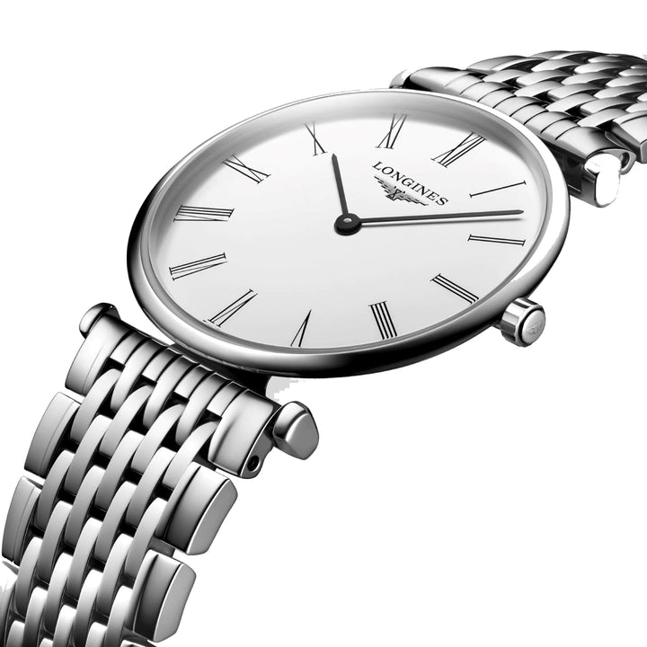 Часы Longines La Grande Classique 29mm белый кварцевый сталь L4.512.4.11.6