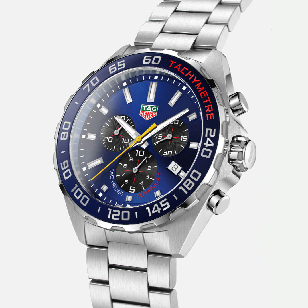 Часы TAG Heuer Formula 1 X Red Bull Racing Chronograph кварцевые часы 43 мм CAZ101AL.BA0842