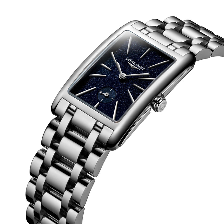 Часы Longines DolceVita 23.3x37mm синий кварцевый сталь L5.512.4.93.6
