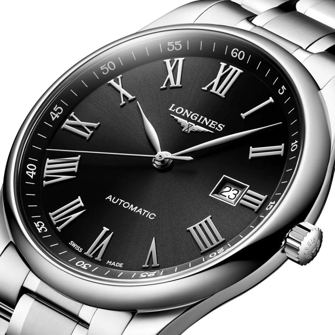 Часы Longines Master Collection 42 мм черная автоматическая сталь L2.893.4.59.6