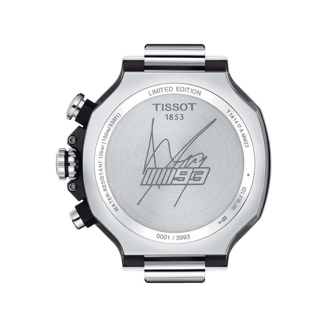 Часы Tissot T-Race Marc Marquez 2022 Limited Edition 3993 шт. 45 мм черный кварцевый сталь T141.417.11.051.00