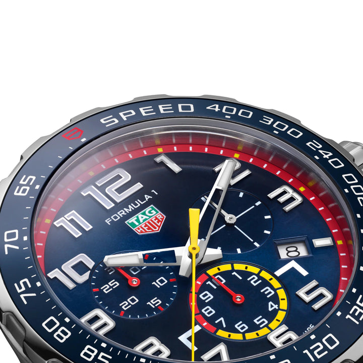 Часы TAG Heuer Formula 1 Red Bull Racing Edition 43 мм синий кварцевый стальной CAZ101AL.FT8052