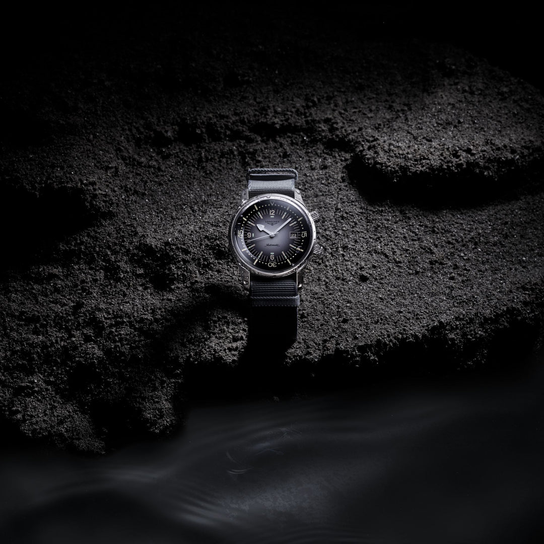 Часы Longines Legend Diver Watch 42mm серый автоматический сталь L3.774.7.70.2