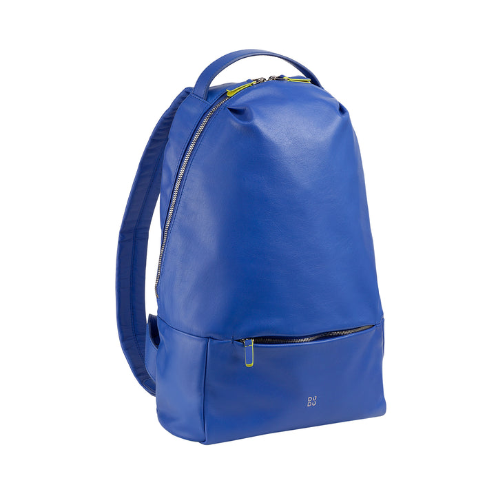 DUDU Спортивный рюкзак для мужчин в многоцветной коже, рюкзак для женщин с мягким дизайном с карманом для защиты от кражи