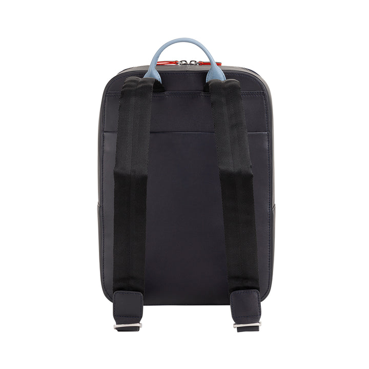 DuDu Рюкзак для ПК до 14 дюймов Элегантный натуральный цветной кожаный рюкзак, переносная сумка для MacBook и планшет iPad с молнией Zip